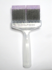 ActiVet Brush FIRM lila Flitter 9cm | exklusive B�rsten f�r Hunde und Katzen