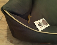 Meduza Gold Hundebett Polysoft, dunkelgr�n, 90x70cm