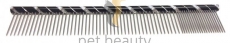 Pet Beauty Grooming Frisierkamm 25cm, 80/20 grob/fein gezahnt, schwarz