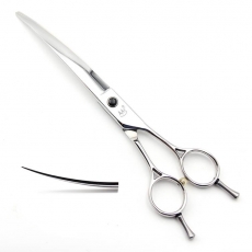 Schneideschere | 8 Zoll |� 20 cm | gebogen | hochglanz silber�