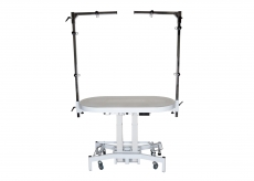 Groom-X Compact Oval elektrischer Trimmtisch mit Licht