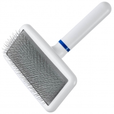 DoggyMan | Soft Slicker Brush medium wei� | exklusive B�rsten f�r Hunde und Katzen
