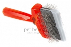 ActiVet Pro Mat Zapper Megabrush 9 cm rot | exklusive B�rsten f�r Hunde und Katzen