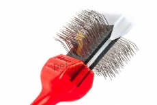 ActiVet Pro Mat Zapper 4,5 cm rot | exklusive B�rsten f�r Hunde und Katzen