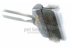 ActiVet Mega Brush Stark Coat Grabber 9 cm silber | exklusive B�rsten f�r Hunde und Katzen
