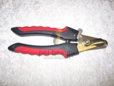 Krallenzange | 16 cm | roter Plastikgriff