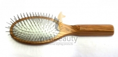 Olivenholz-Hundeb�rste | PET BEAUTY DELUXE | 20mm Metallstifte | exklusive Hundeb�rste