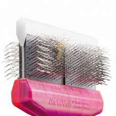 ActiVet Pro TuffZappercoater MEGA 9 cm lila/rot | exklusive B�rsten f�r Hunde und Katzen