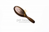Hundeb�rste | PET BEAUTY PREMIUM NATUR | gro� | Holzstifte | exklusive Hundeb�rste
