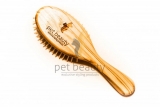 Hundeb�rste | pet beauty deluxe Natur, 27mm Holzstifte | Olivenholz