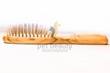 Hundeb�rste | pet beauty deluxe Natur, 20 mm Holzstifte | Olivenholz