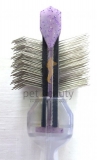 ActiVet Brush FIRM lila Flitter 4,5cm | exklusive B�rsten f�r Hunde und Katzen