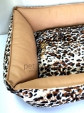 Meduza Gold Hundebett Leo| 80x60cm