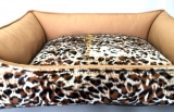 Meduza Gold Hundebett Leo| 80x60cm
