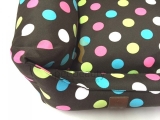 Meduza Gold Hundebett Chameleon Polka Dot | braun | 80x60cm