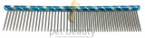 Pet Beauty Grooming Frisierkamm 16cm, 50/50 grob/fein gezahnt, blau