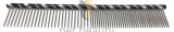 Pet Beauty Grooming Frisierkamm 19cm, 50/50 grob/fein gezahnt, schwarz