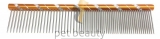 Pet Beauty Grooming Frisierkamm 20cm, 50/50 grob/fein gezahnt, gold