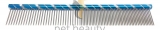 Pet Beauty Grooming Frisierkamm 25cm, 50/50 grob/fein gezahnt, blau