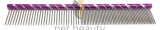 Pet Beauty Grooming Frisierkamm 25cm, 50/50 grob/fein gezahnt, lila