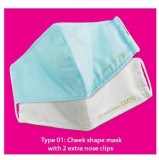 COMO� Stoffschutzmaske | anti Bakterien und Virus zertifiziert | wangenform