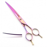 Schneideschere | 7 Zoll |� 18 cm | gebogen | galvanisiert | rot