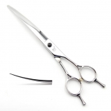 Schneideschere | 8 Zoll |� 20 cm | gebogen | hochglanz silber�