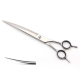 Schneideschere | 7,5 Zoll |� 19 cm | gebogen | matt silber�