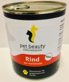 Rind pur�und Distel�l | Nassfutter f�r Hunde | 800g