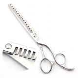 Modellierschere | 7 Zoll | 16 Z�hne | matt silber