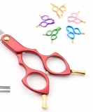 Schneideschere | 6,5Zoll | matt silber | pink