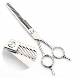 Modellierschere | 7 Zoll |� 18 cm | 52 Z�hne | matt silber�