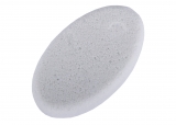 Show Tech Groom Stone Oval | Wei� | 8,5x4,9x2cm | Trimmstein