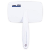 DoggyMan | Soft Slicker Brush gro� wei� | exklusive B�rsten f�r Hunde und Katzen