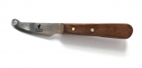 pet beauty Trimmmesser mit Holzgriff | Gesicht | Gesamtl�nge 16.5 cm