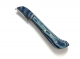 pet beauty Trimmmesser als Satz oder einzeln | 5 St�ck | blauer Holzgriff | Gesamtl�nge 14cm