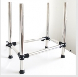 Faltbare Hundebadewanne mit Gestell in blau oder wei�