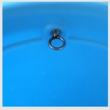 Faltbare Hundebadewanne mit Gestell in blau oder wei�