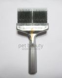 ActiVet Mega Brush Stark Coat Grabber 9 cm silber | exklusive B�rsten f�r Hunde und Katzen