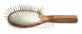 Olivenholz-Hundeb�rste | PET BEAUTY DELUXE | 27mm Metallstifte | exklusive Hundeb�rste