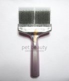 ActiVet Pro TuffFinishcoater MEGA 9 cm lila/silber | exklusive B�rsten f�r Hunde und Katzen